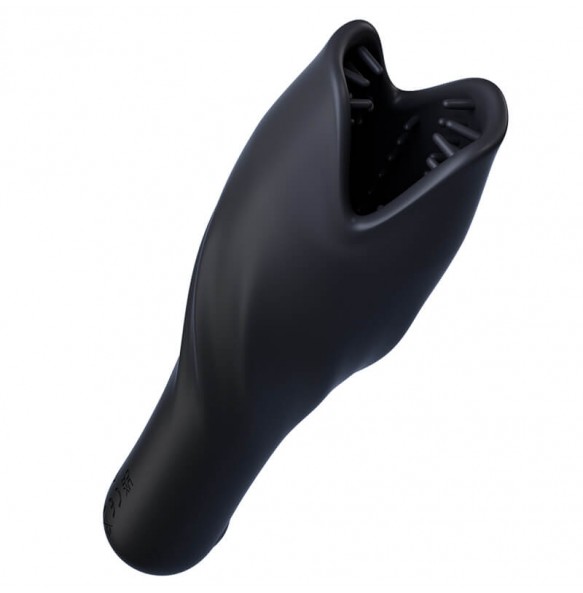 MizzZee - Licking Vibrating Glans Trainer (Chargeable - Black)